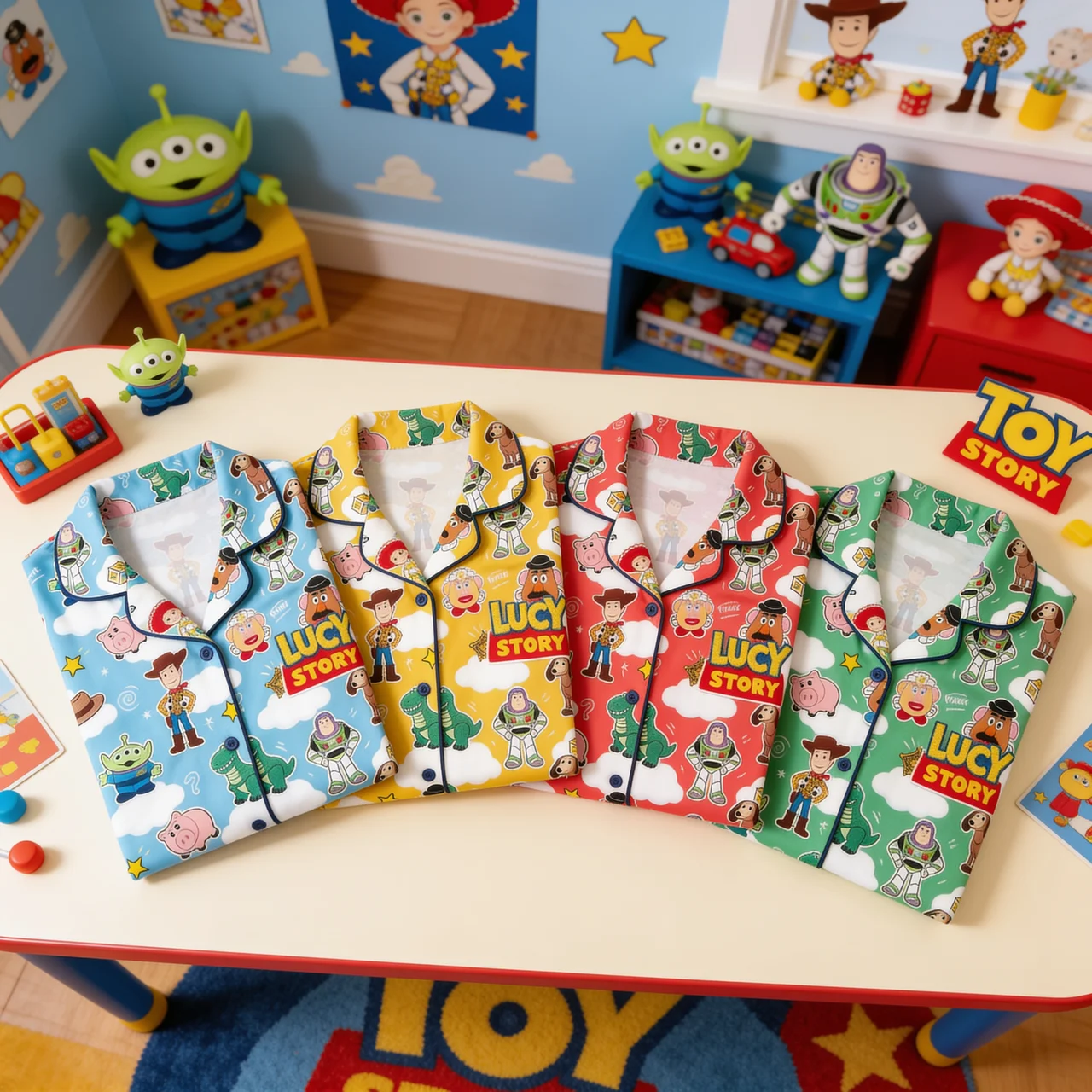 Personalized Toy Story Pajama Set Unique Gift for Movie Fans