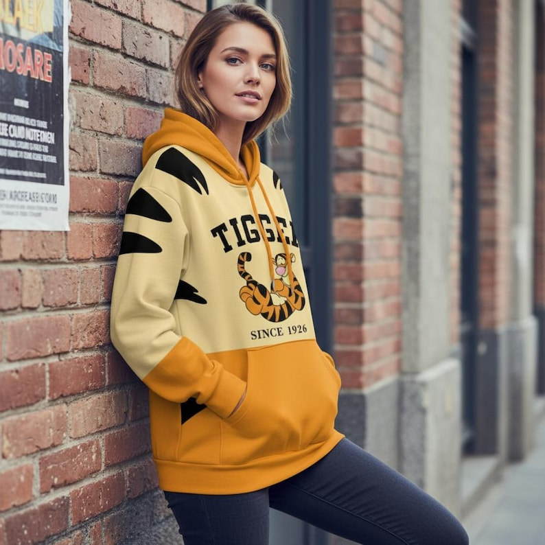 Personalized Winnie the Pooh Hoodie Custom Gift for Fans