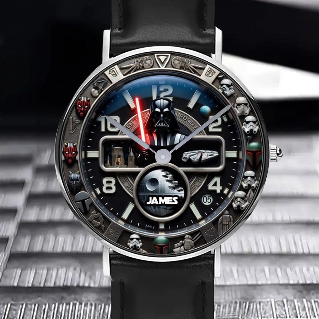Personalized Galaxy Star Characters Hand Watch Gift for Movie Fans