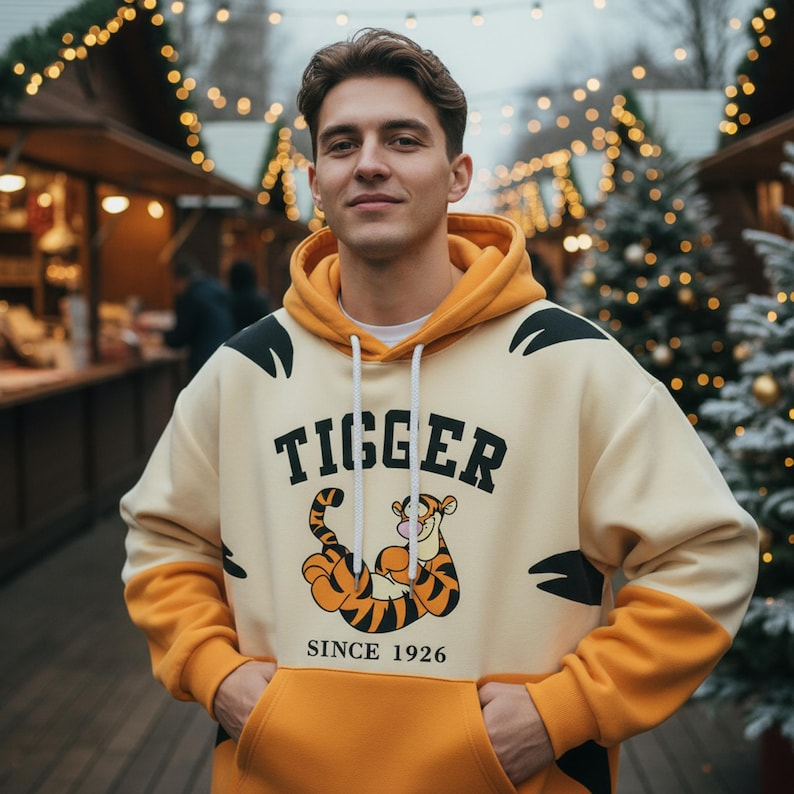 Personalized Winnie the Pooh Hoodie Custom Gift for Fans
