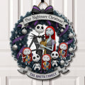 Personalized Spooky Family Wooden Sign Custom Decor Gift for Christmas