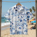 Personalized Hawaiian Shirt with Disney Characters for Independence Day Celebration Hawaiian Shirt GradoCreations