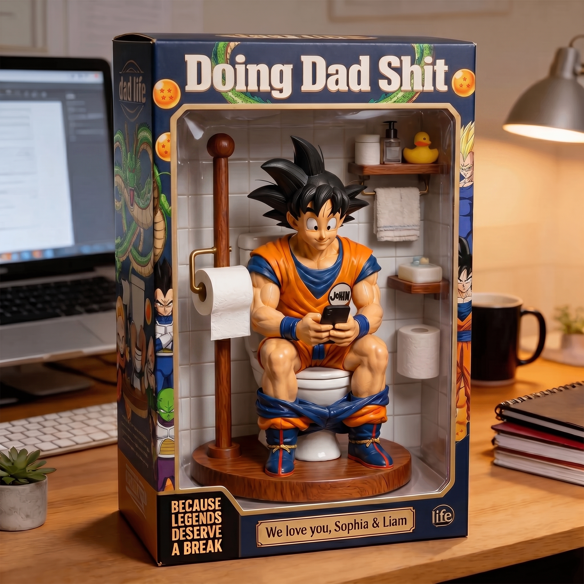 Personalized Acrylic Plaque Doing Dad Shit Gift for Dad