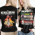 Personalized Mamalorian Mommy Shirt Gift for Mom - Cotton Apparel Cotton Apparel GradoCreations