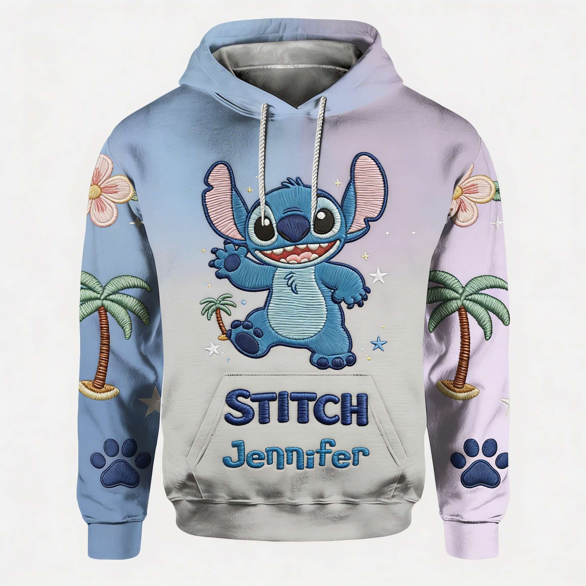 Personalized All Over Shirt with Stitch Design for Her - Gift for Movie Fans