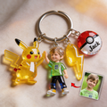 Personalized Acrylic Keychain with Charms for Movie Fans