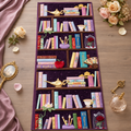 Personalized Quilted Table Runner for Book Lovers | Cozy Home Décor Gift Quilt Table Runner GradoCreations