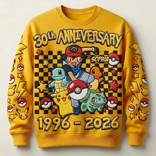 Personalized 30th Anniversary All Over Shirt Gift for Movie Fans AOP Shirt GradoCreations