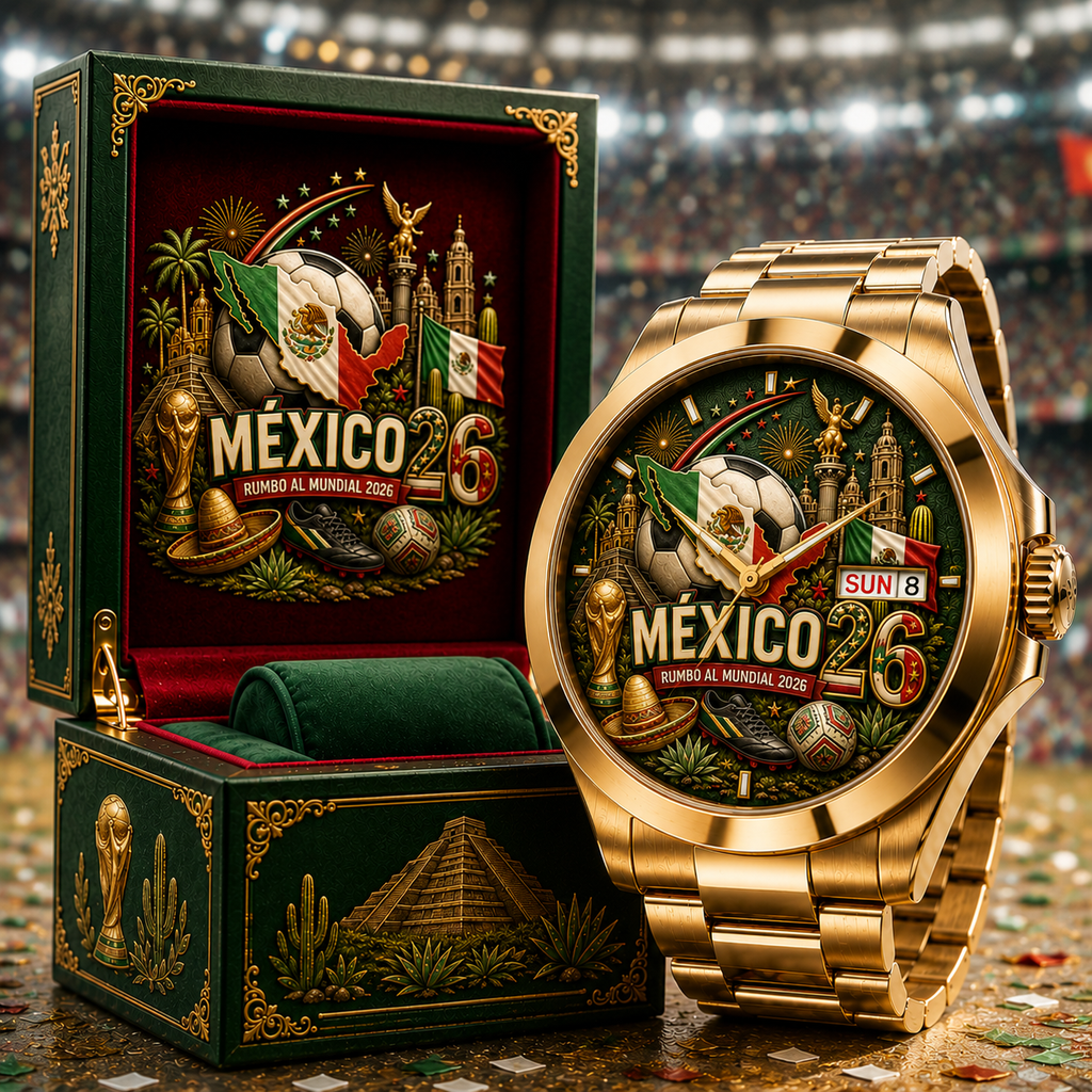 Mexico Football Team Men's Wrist Watch Custom Gift for Fans