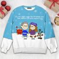 Personalized Christmas Ugly Sweater Gift for Couples