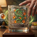 Personalized Whiskey Glass with Dragon Ball Design - Gift for Movie Fans, 40th Anniversary
