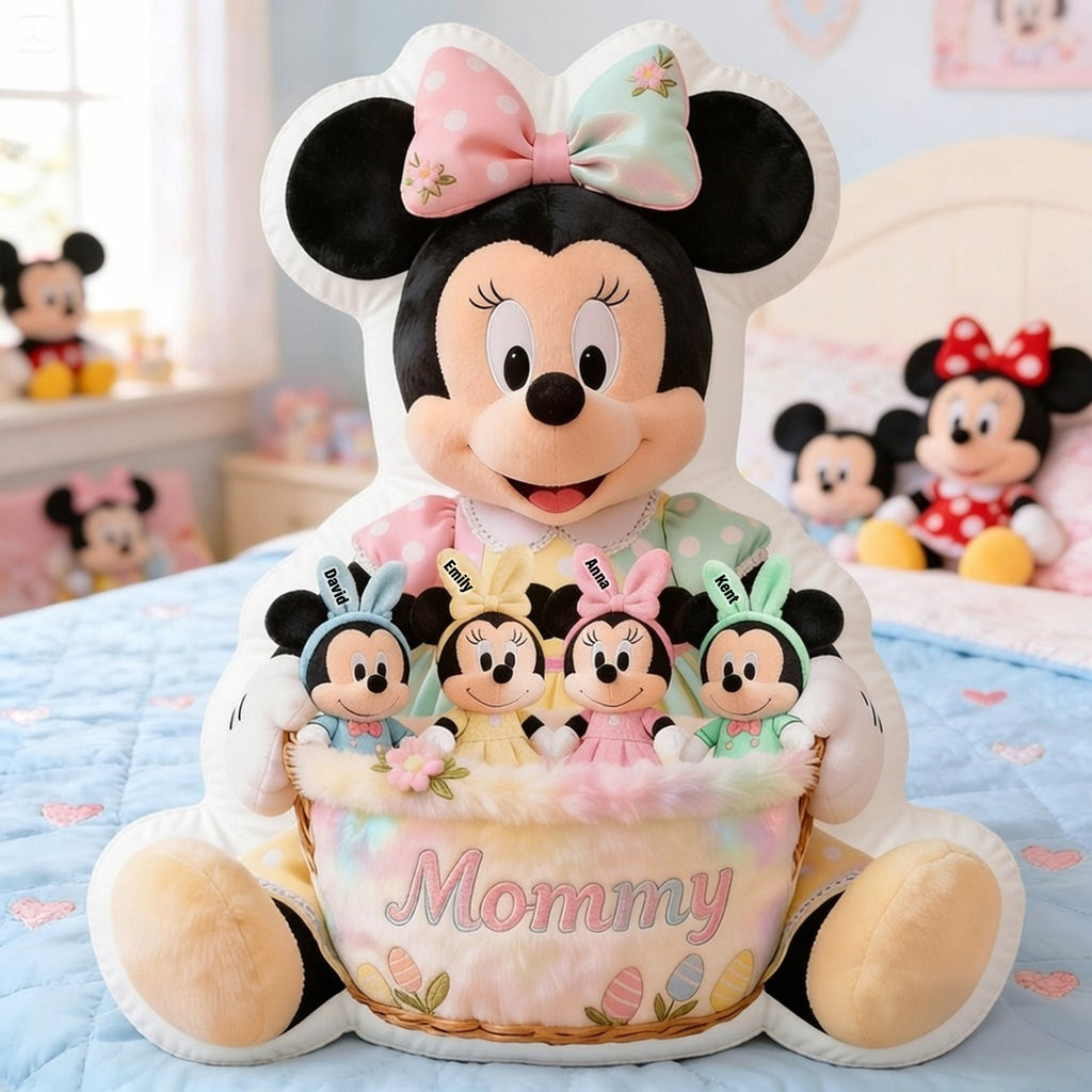 Personalized Easter Pillow Custom Shaped Gift for Mom