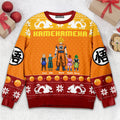 Personalized Kamehameha Ugly Sweater Gift for Dad or Grandpa