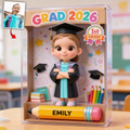 Personalized Graduation Acrylic Plaque Custom Name Gift for Kids
