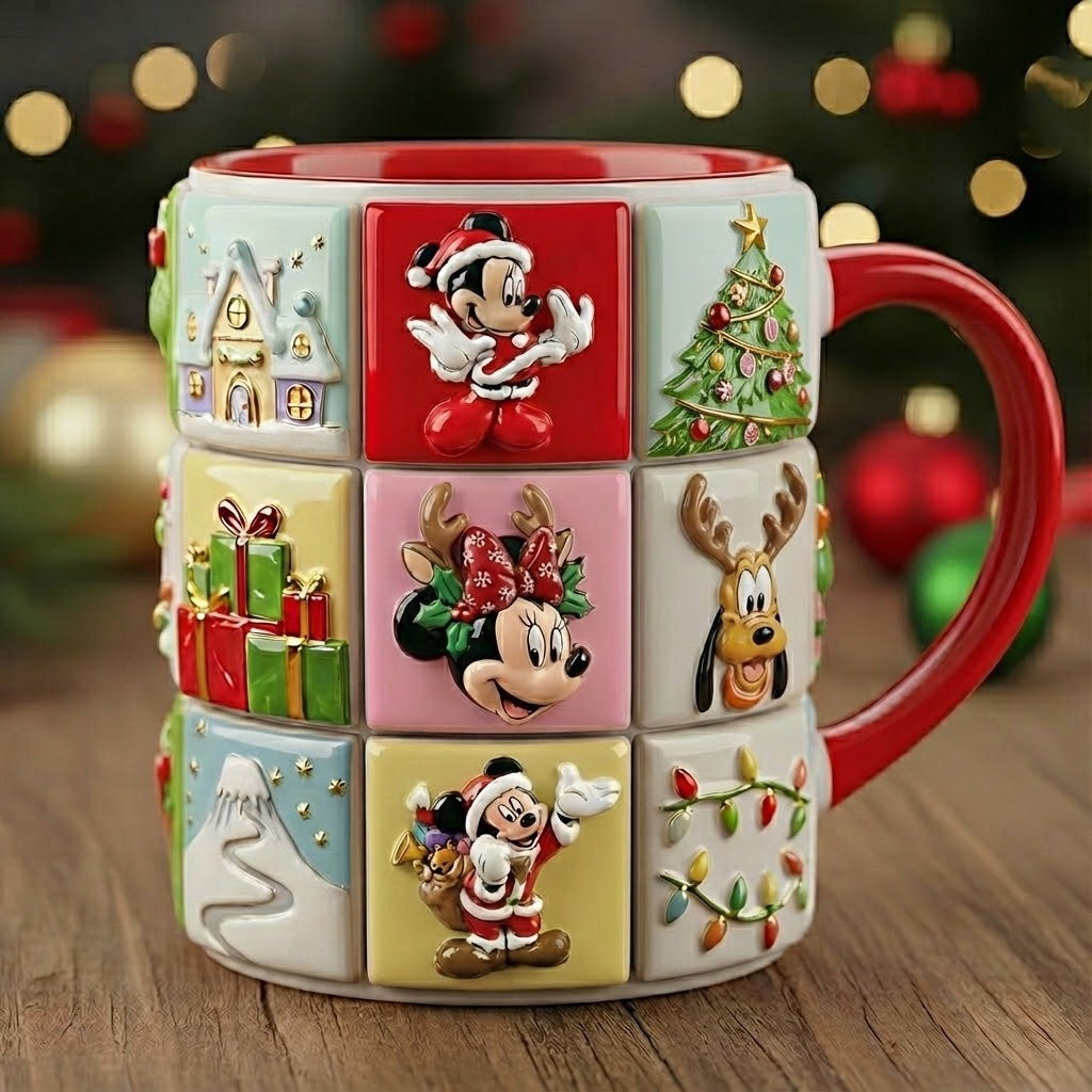 Personalized Magic Mouse Accent Mug Gift for Movie Fans - Christmas