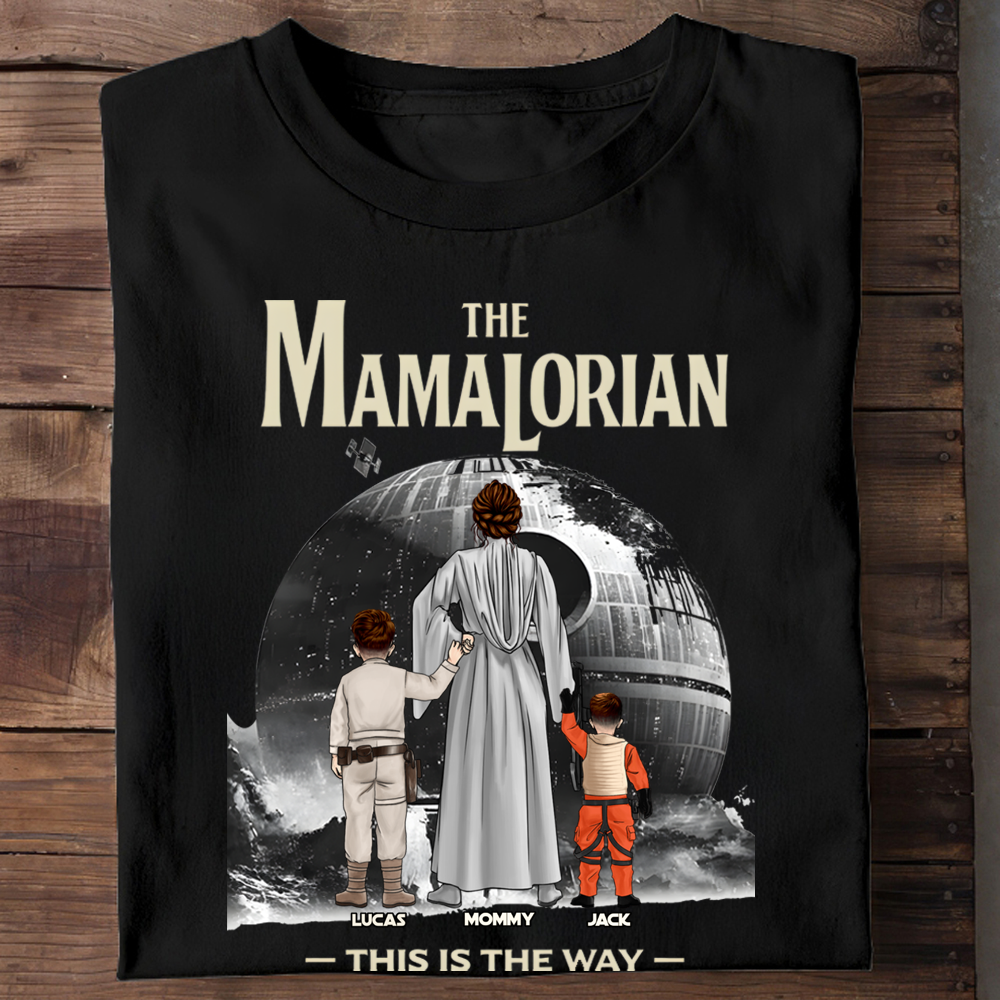 Personalized Mamalorian Shirt Custom Gift for Mom