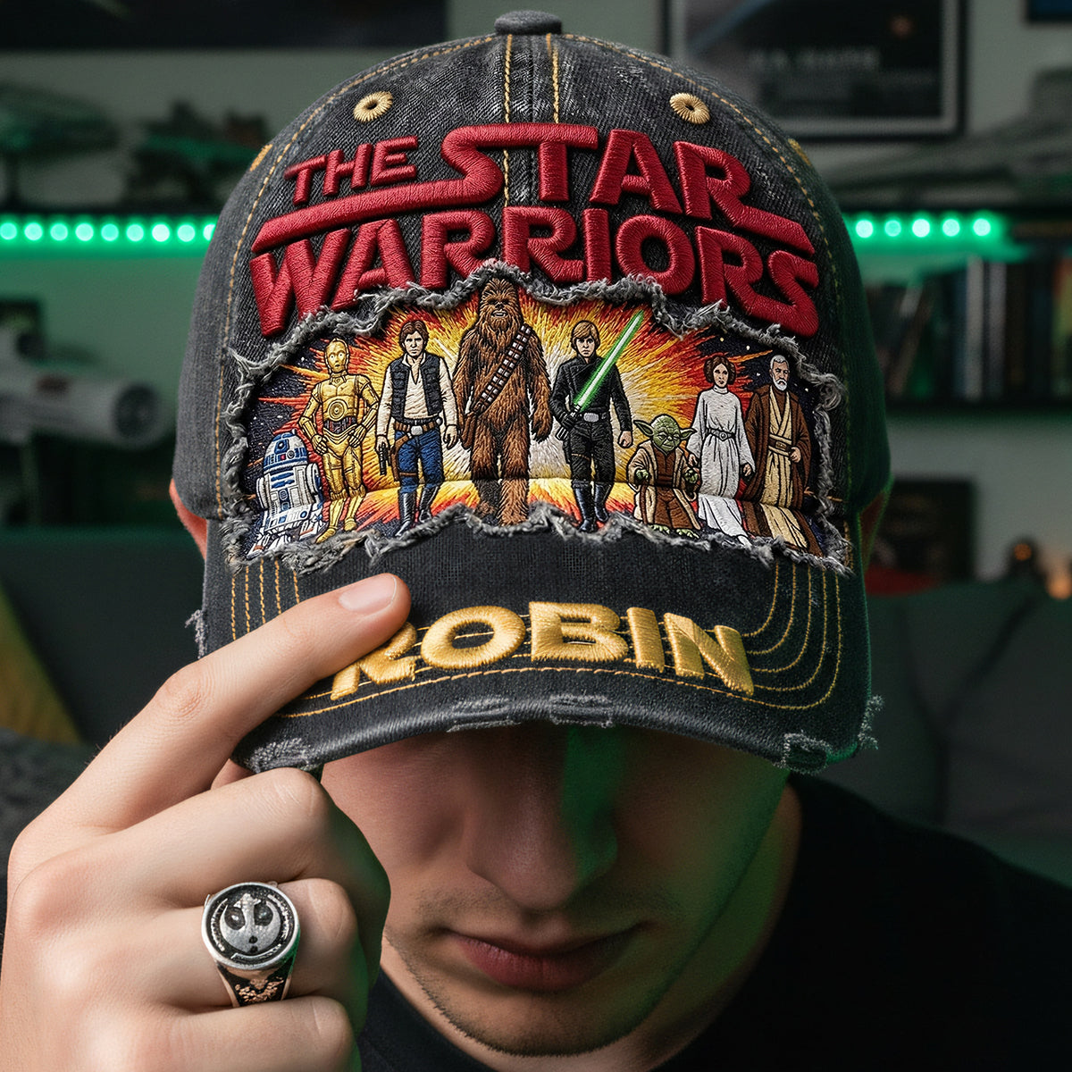 Personalized Classic Cap for Movie Fans Custom Name Gift