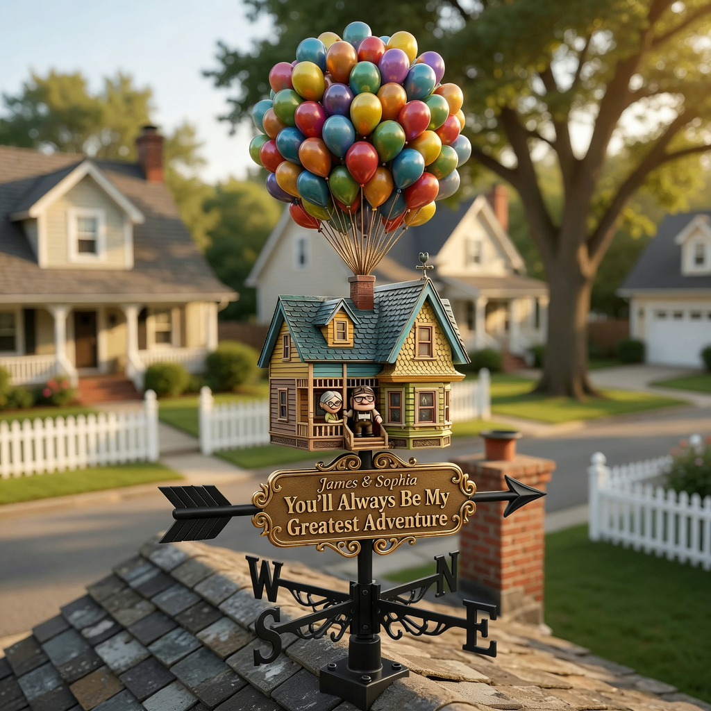 Personalized Weather Vane Custom Name Gift for Family Couples