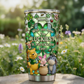 Personalized St. Patrick's Day Tumbler with Lucky Design - Custom Gift
