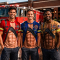 Personalized Firefighter T-Shirt Custom 3D Design Gift for Dad Apparel GradoCreations