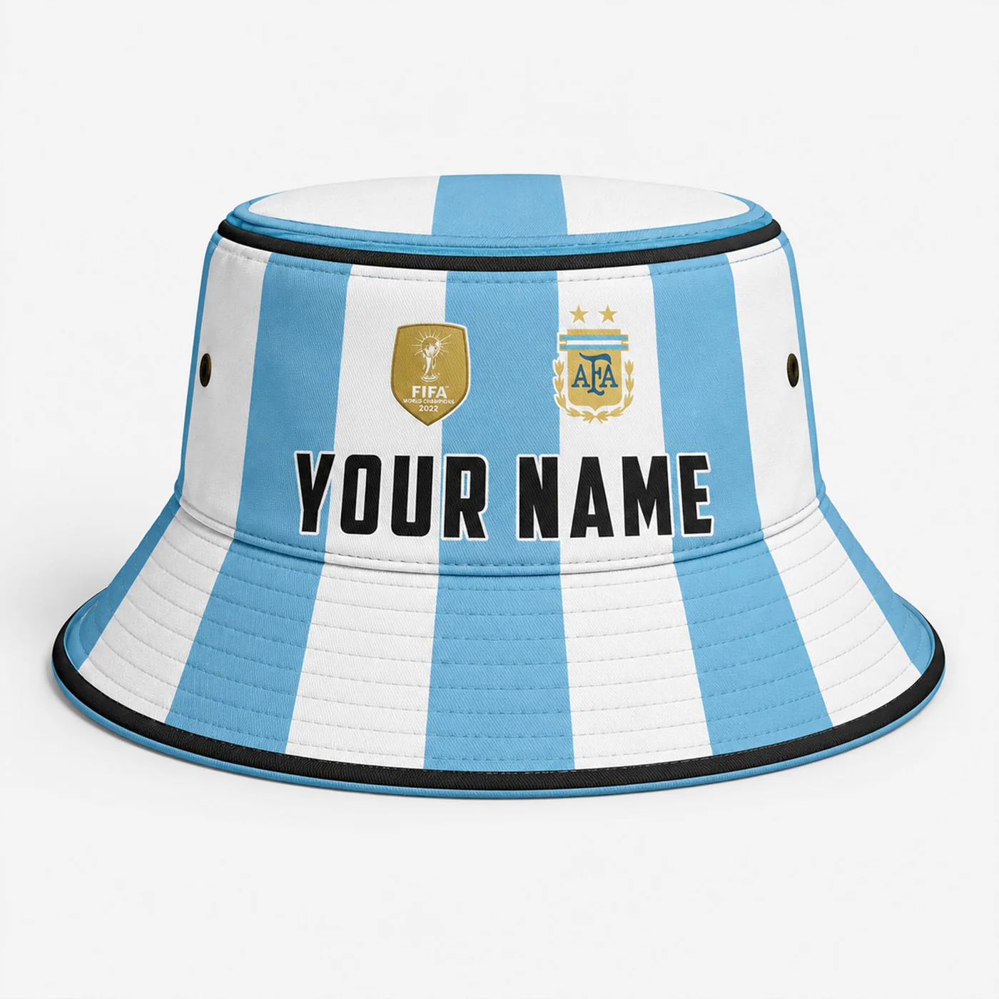 Personalized Argentina Soccer Bucket Hat Gift for Football Fans