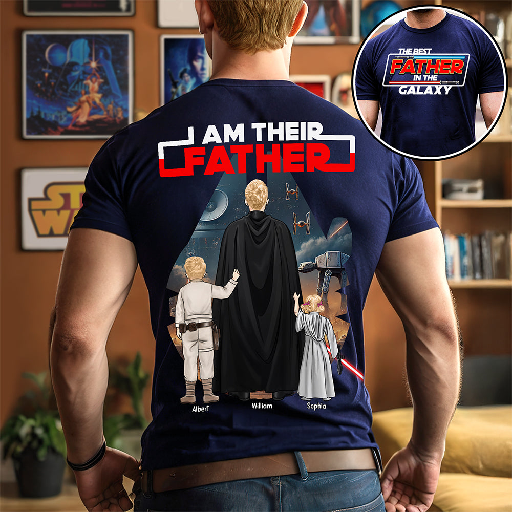 Personalized Star Wars T-Shirt for Dad – Custom Gift for Father's Day