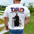 Personalized Star Wars Dad T-Shirt Custom Family Gift for Father's Day