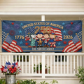 Personalized Outdoor Banner 250 Years of Freedom Gift for Family