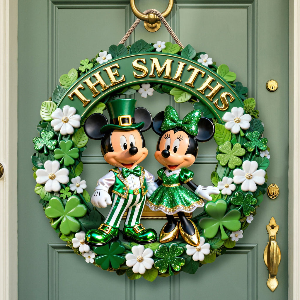 Personalized St. Patrick's Day Wooden Sign Family Gift Decor