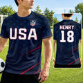 Personalized USA Soccer Jersey Custom Name Gift for Soccer Fans
