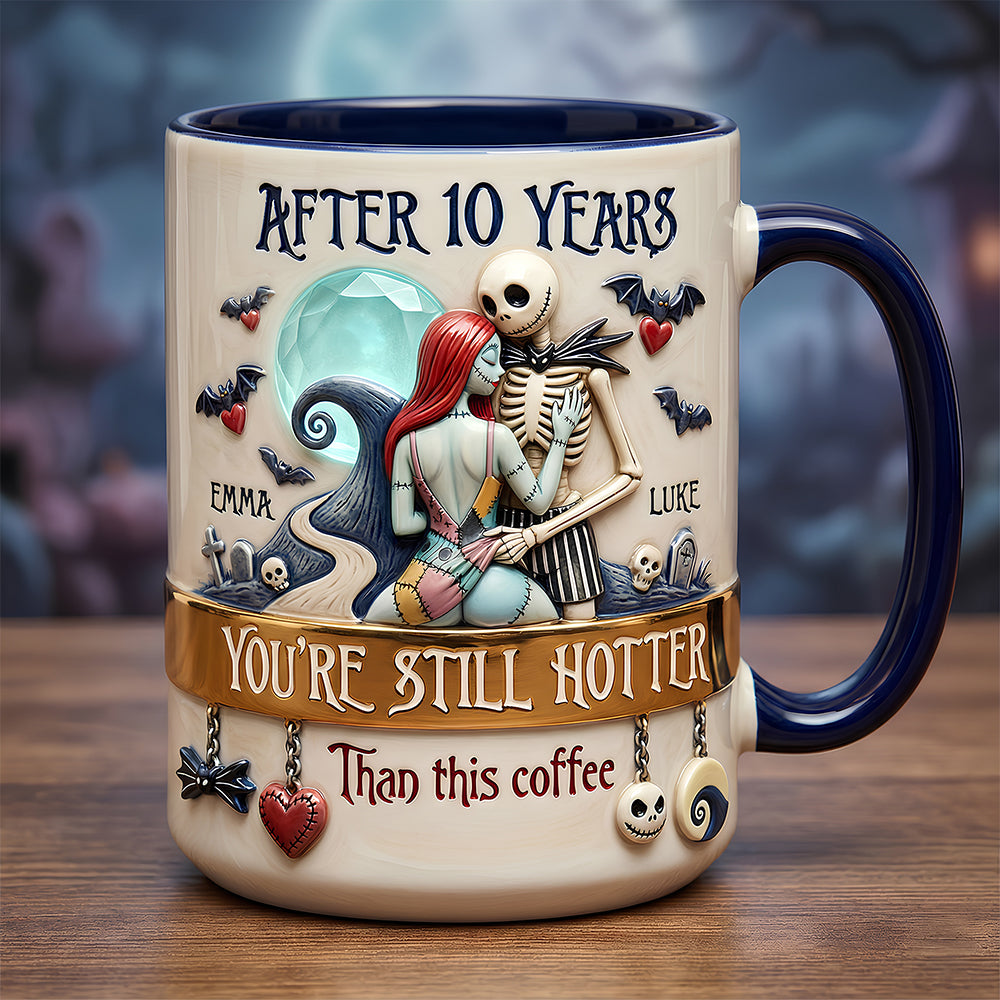 Personalized Spooky Accent Mug for Couples | Halloween Gift Idea