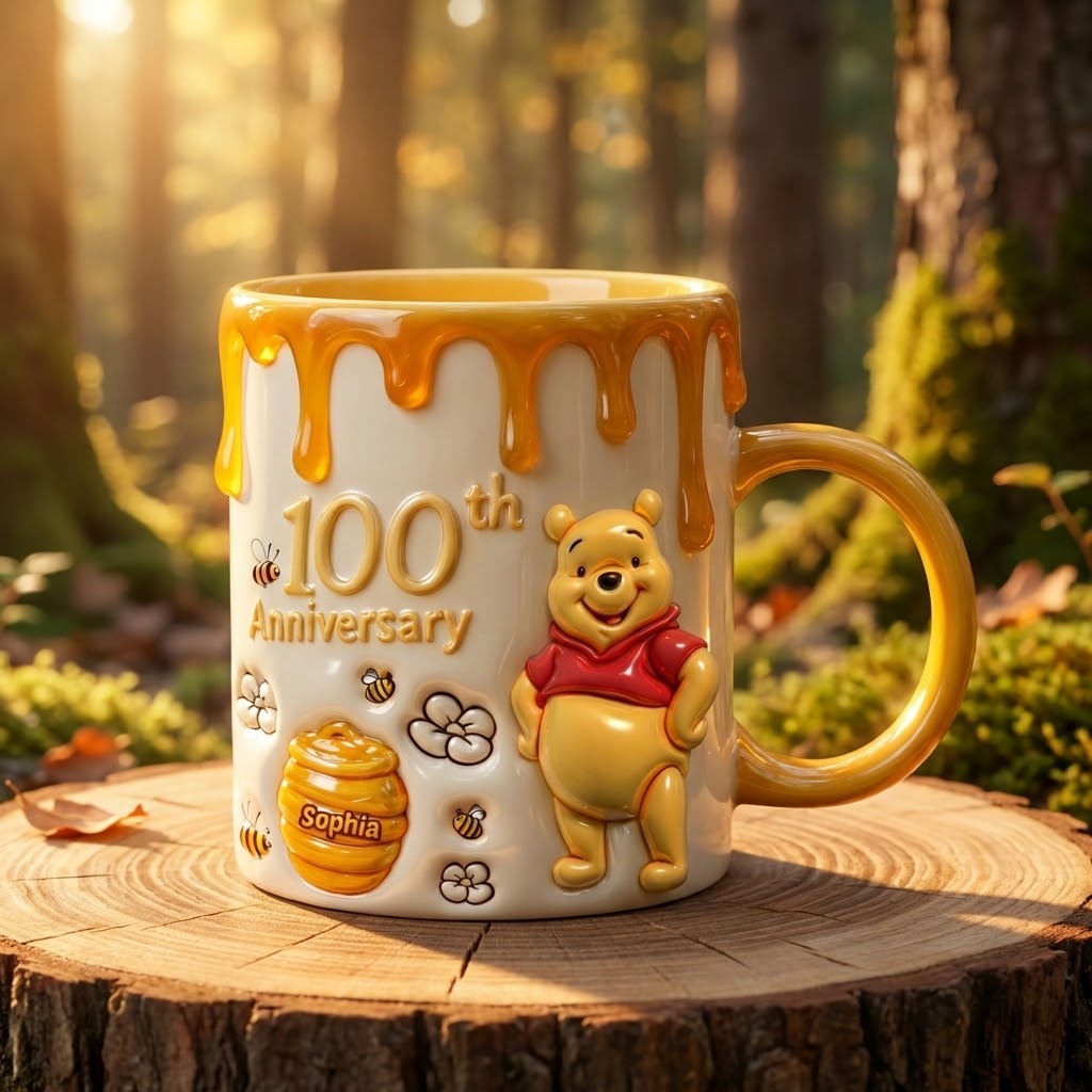 Personalized 100th Anniversary Accent Mug for Movie Fans