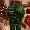 Personalized Funny Leggings with Cheeky Quote Christmas Gift for Her Legging GradoCreations