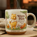 Personalized Winnie the Pooh 100th Anniversary Mug Gift for Movie Fans