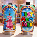Personalized Best Mom Ever Tumbler Custom Name Gift for Mom