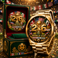 2026 FIFA World Cup Men's Wrist Watch Customizable Gift for Soccer Fans