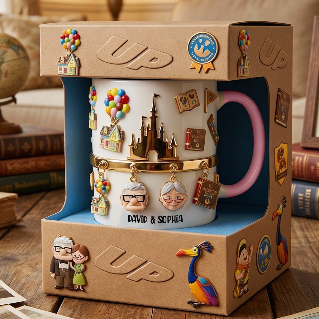 Personalized Accent Mug Gift for Grandparents Couples | GradoCreations