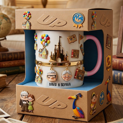 Personalized Accent Mug Gift for Grandparents Couples | GradoCreations Mug GradoCreations