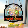 Personalized Window Hanging Suncatcher Ornament for Couples - Unique Gift for Anniversary