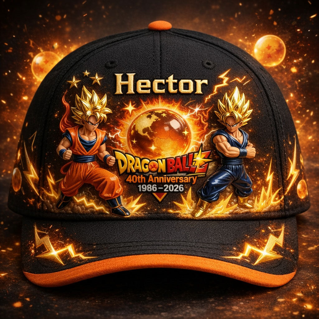 Personalized Classic Cap with Dragon Ball Design for Movie Fans | Anniversary Gift