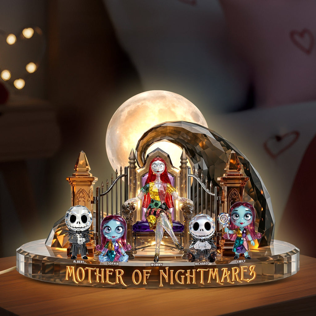 Personalized Spooky Mother of Nightmares Acrylic Light Box Gift for Mom