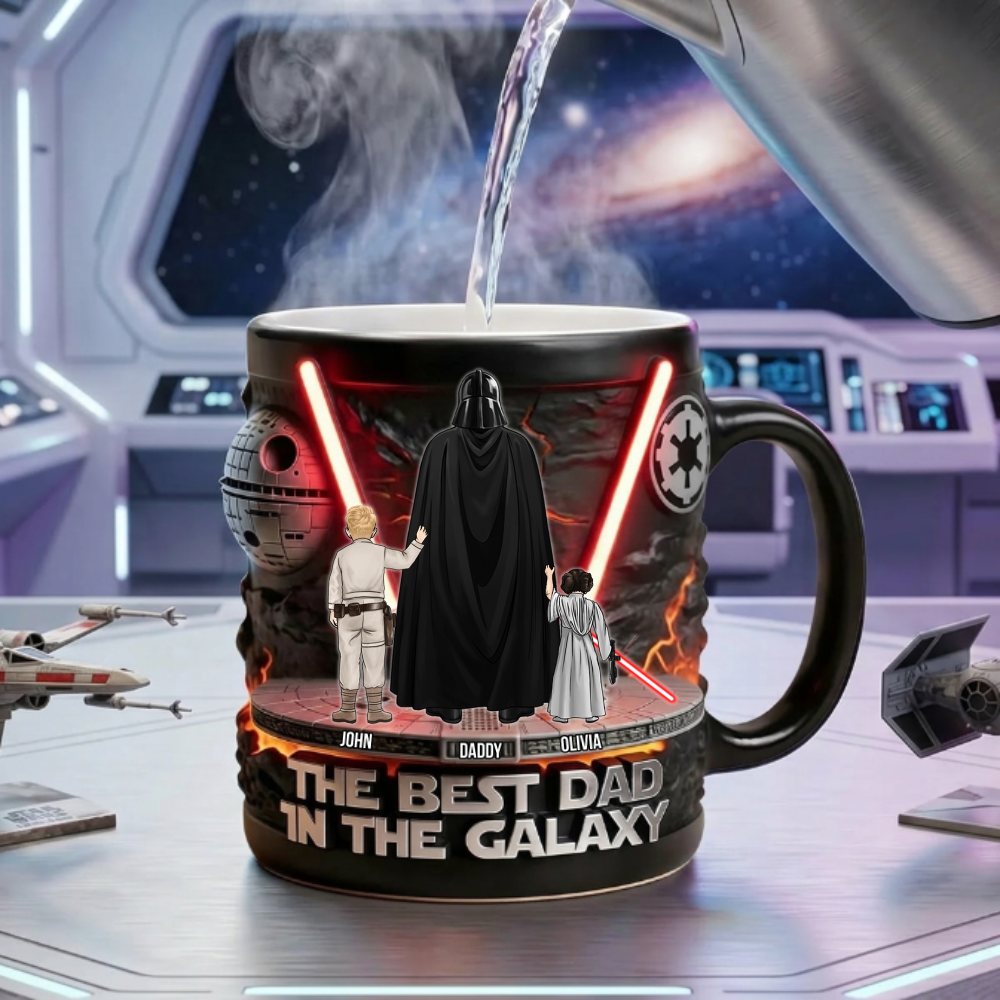 Personalized Color Changing Mug Best Dad Gift Idea