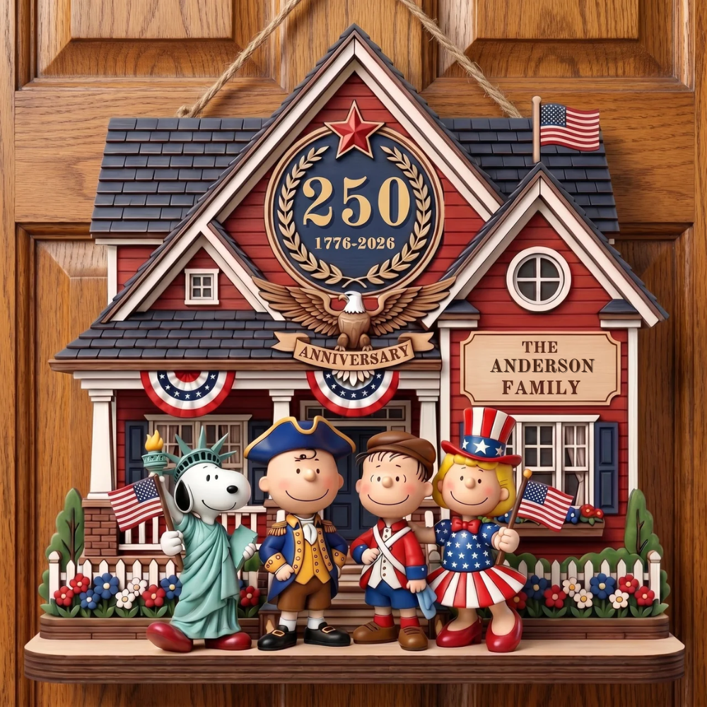 Personalized 250th Anniversary Wood Sign for Family | Unique Home Decor