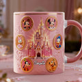 Personalized Disney Castle Accent Mug Custom Name Gift for Movie Fans