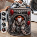 Personalized Horror Movies Quilted Laundry Basket Gift for Fans Quilted Laundry Basket GradoCreations