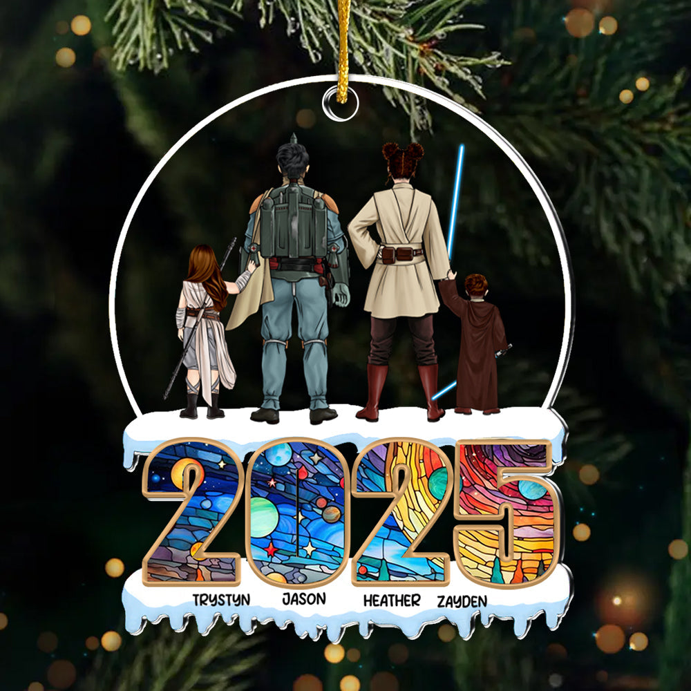Personalized Acrylic Ornament We Are Legends Galaxy Gift for Family