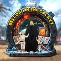 Custom Acrylic Plaque Best Dad in the Galaxy Gift for Dad