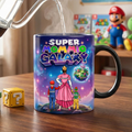 Personalized Color Changing Mug Super Mommio Galaxy Gift for Mom