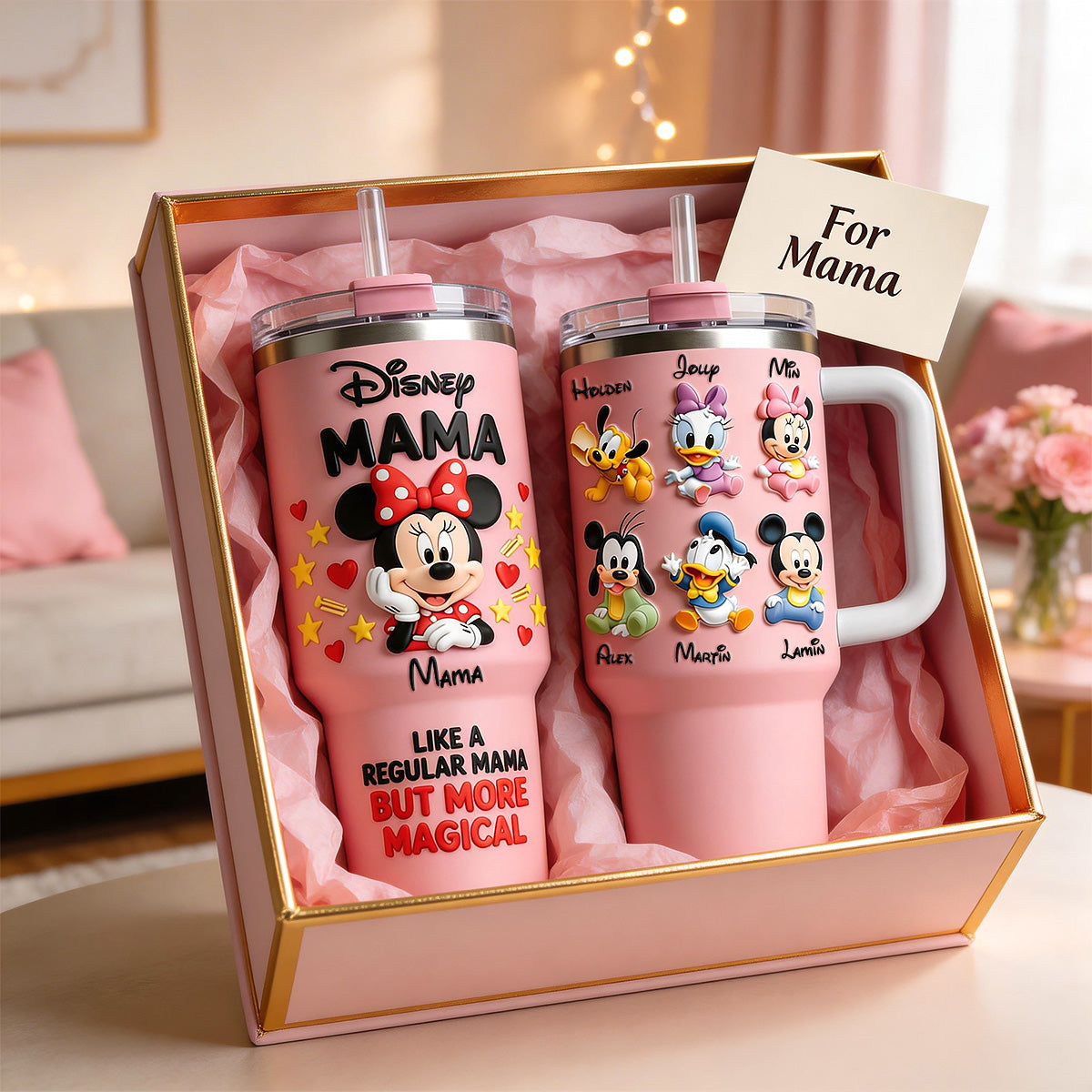 Personalized Disney Tumbler Cup for Mom Magical Gift Idea