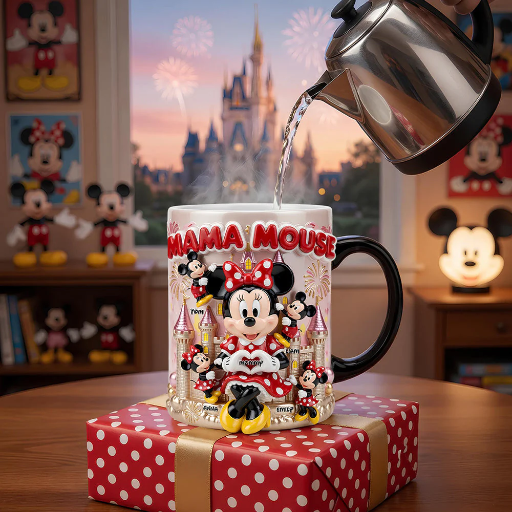 Personalized Coffee Mug Magic Mouse Sweet Castle Gift for Mom